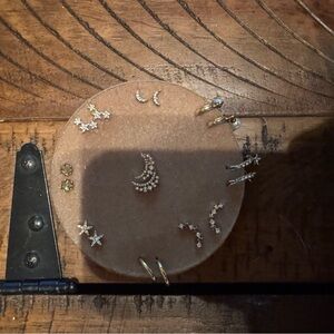 Gold Earrings Set from Loft Brand New